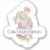 Autocollant wedding planner (Devant)