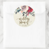 autocollant wedding shower de baies d'hiver noël (Sac)