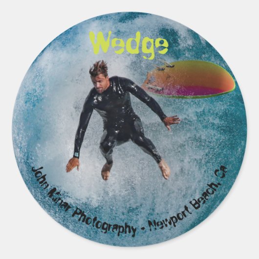 Autocollant Wedge Wipeout (Devant)