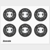 Autocollant Weird Kids Rule – devise drôle de biza (Feuille)