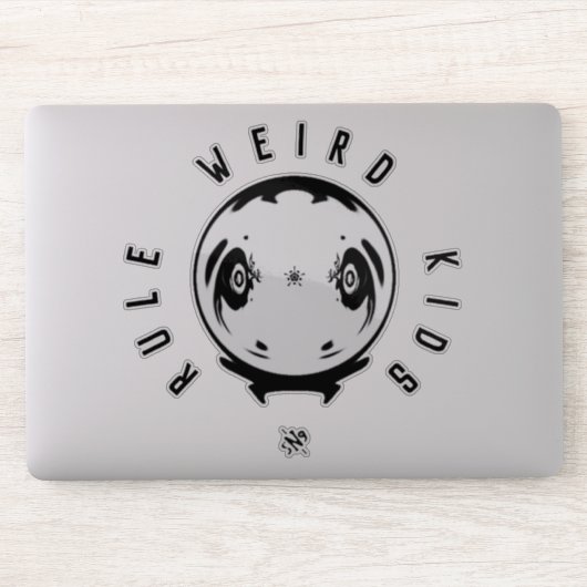 Autocollant Weird Kids Rule – devise drôle de biza (Ordinateur)