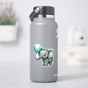 Autocollant Whimsical pour éléphant mignon pour en