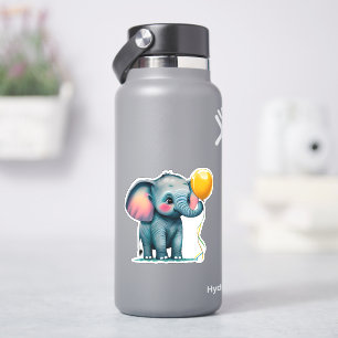 Autocollant Whimsical pour éléphant mignon pour en