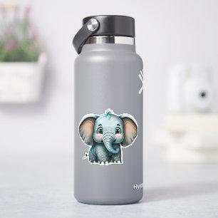 Autocollant Whimsical pour éléphant mignon pour en
