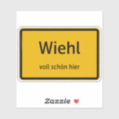 Autocollant Wiehl Sticker (Feuille)