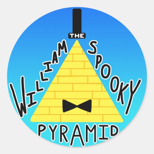 autocollant "William the ÉFFRAYANT Pyramid" 2 (Devant)
