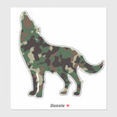 Autocollant Wolf Camo (Feuille)