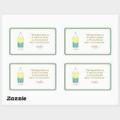 Autocollant WRITER par la poète Adiela Akoo (Feuille)