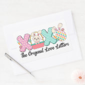 Autocollant XOXO Bunny Love (Enveloppe)