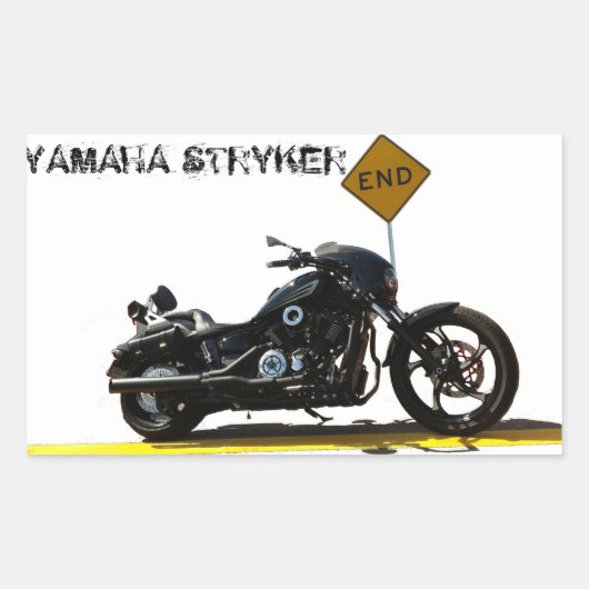 Autocollant Yamaha Stryker " The End" (Devant)