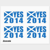 Autocollant YES 2014 (Feuille)