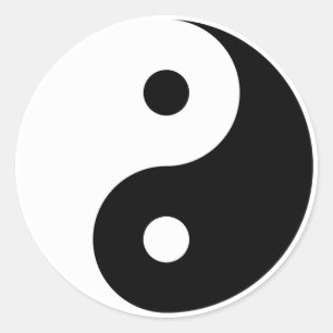 Autocollant Yin et Yang
