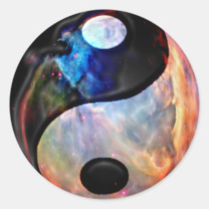 Autocollant Yin Yang Nebula