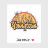 Autocollant Youngtown, Arizona (Feuille)