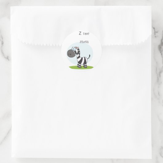 Autocollant Zebra (Sac)