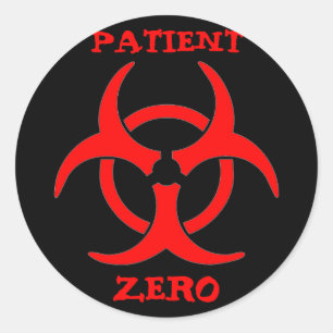 Autocollant zéro de Biohazard de patient