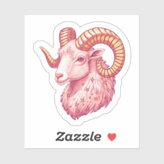 Autocollant Zodiaque Céleste Bélier - Art Rose Est