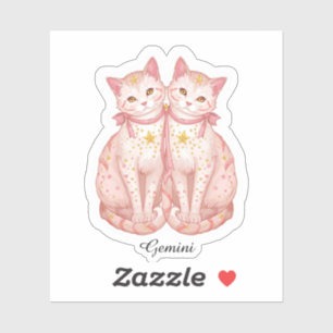 Autocollant Zodiaque Céleste Gémeaux - Art des Cha