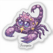 Autocollant Zodiaque Céleste Scorpion - Scorpion R (Devant)