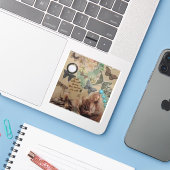 autocollants (Ordinateur portable avec iPhone)