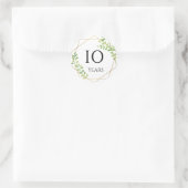 autocollants 10 ans d'anniversaire (Sac)