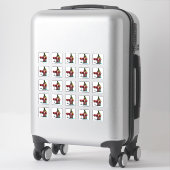 AUTOCOLLANTS "14 X 14" (Sur valise)