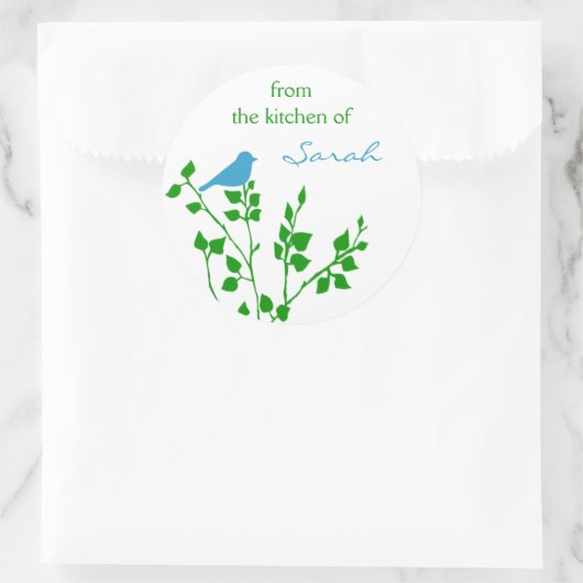 Autocollants à canne bleu bleu-vert pour oiseaux p (Sac)