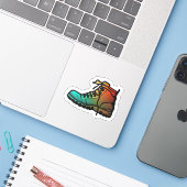 autocollants à chaussures permanents autocollants  (Ordinateur portable avec iPhone)