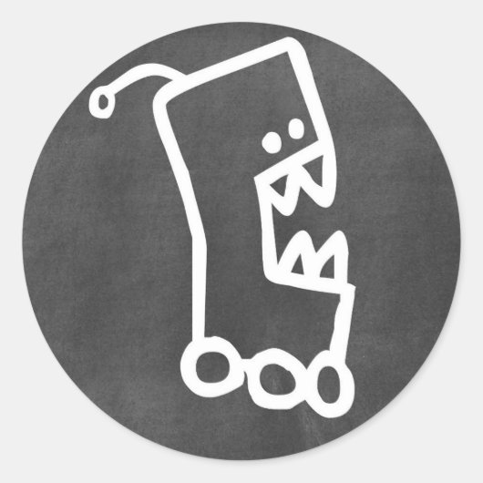 autocollants à doodles en tableau (Devant)