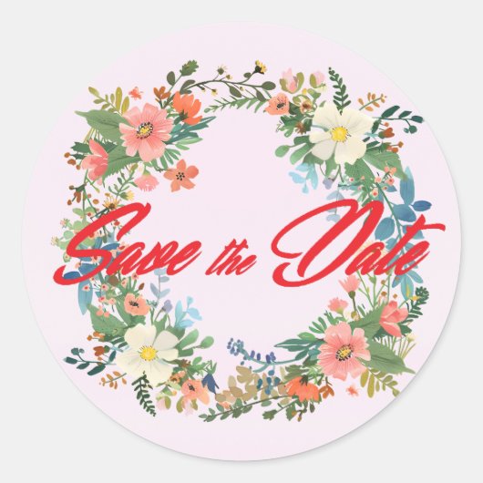 autocollants à enveloppe faire-part de mariage, co (Devant)