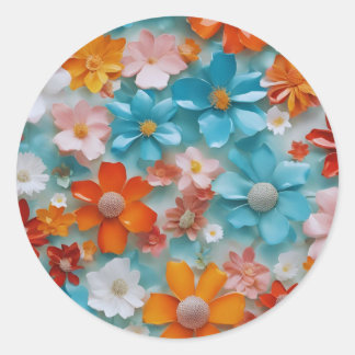 Autocollants à fleurs