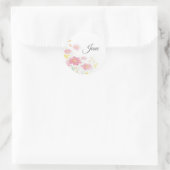 Autocollants à fleurs personnalisés (Sac)