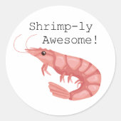 Autocollants à la crevette (Devant)