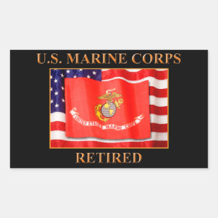 Autocollants à la retraite USMC
