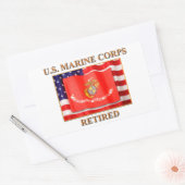 Autocollants à la retraite USMC (Enveloppe)