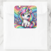 Autocollants à licorne arc-en-ciel (Sac)
