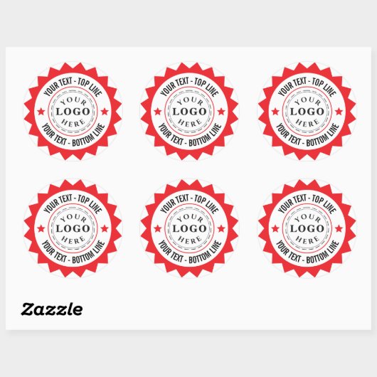 Autocollants à logo rond classique pour la marque  (Feuille)