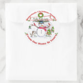 Autocollants à neige pour articles de Noël personn (Sac)