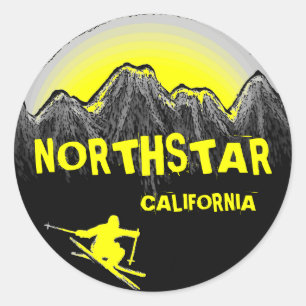 Autocollants à thème jaune Northstar California
