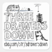 Autocollants à trois tiroirs (Devant)