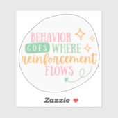 Autocollants ABA, Behavior Tech, BCBA, ABA, (Feuille)