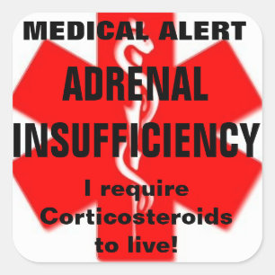 Autocollants ADRENAL pour insuffisance