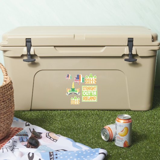 Autocollants agiles Irlande (Glacière)