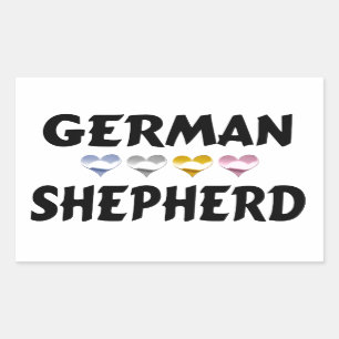 Autocollants allemands Shepherd Love