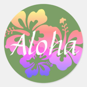 Autocollants Aloha Flowers II