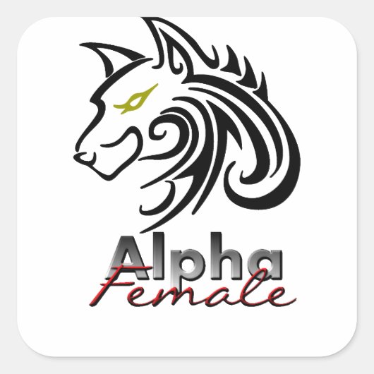 Autocollants Alpha Femme (Devant)