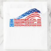 Autocollants - AMÉRIQUE en étoiles et rayures (Sac)