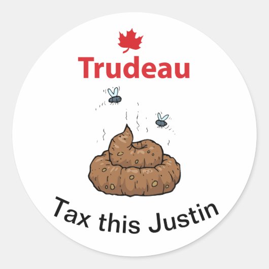 Autocollants anti-Trudeau (Devant)