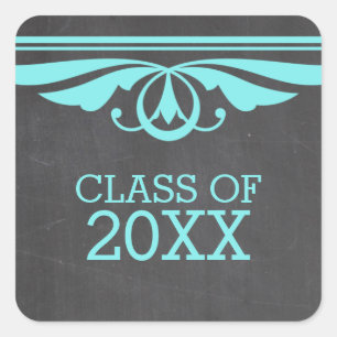 Autocollants Aqua Deco Chalkboard Graduation