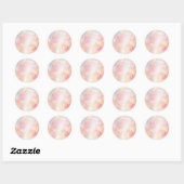 Autocollants Aquarelle Doux (Feuille)
